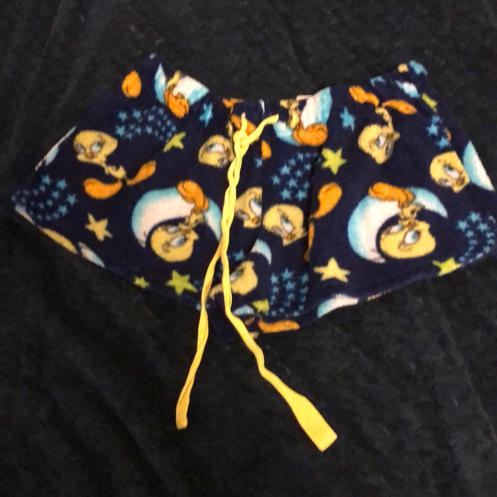 Tweety bird pajama shorts